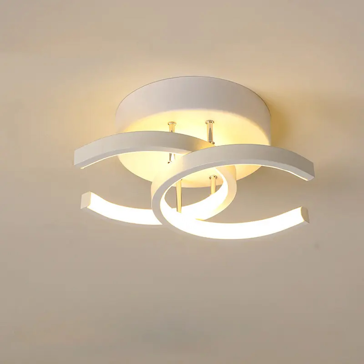 Φωτιστικό οροφής LED 16W 23Χ16Χ10 εκ. λευκό - KESKOR 458528